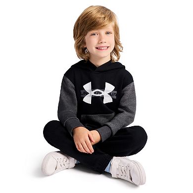Boys 4-7 Under Armour 2-Piece Color Block Hoodie & Jogger Pants Set