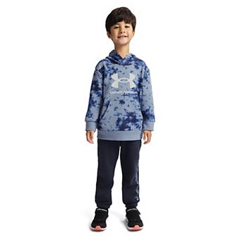 Boys 4-7 Under Armour Rival 2 pc Allover Print Hoodie & Jogger Set