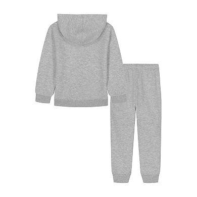 Boys 4-7 Under Armour Branded Logo 2-Piece Zip-Up Hoodie & Jogger Pants Set