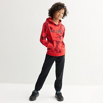 Boys 4-7 Under Armour 2 pc Rival Allover Print Hoodie & Jogger Pants Set