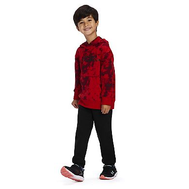 Boys 4-7 Under Armour 2-pc. Rival Allover Print Hoodie & Jogger Pants Set