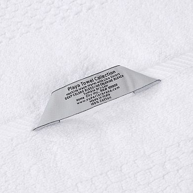 SUPERIOR Zero Twist Playa Collection 2-Piece Cotton Solid Waffle Textured Bath Towel Set