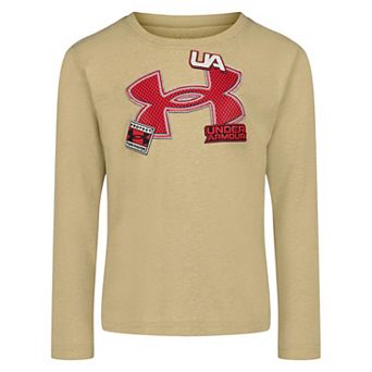 Boys 4-7 Under Armour Long Sleeve Mesh Graphic Tee