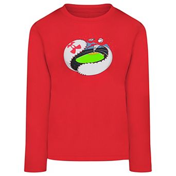Boys 4-7 Under Armour Long Sleeve Baseball Graphic Tee