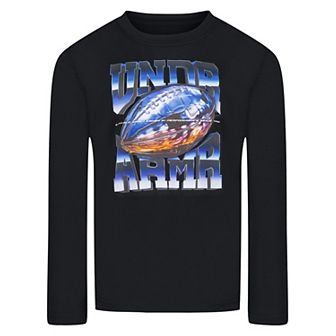 Boys 4-7 Under Armour Football Graphic Long Sleeve Shirt