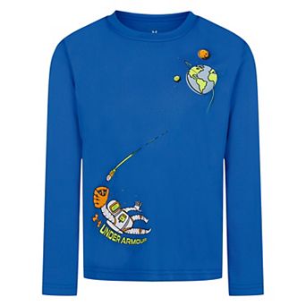 Boys 4-7 Under Armour Astronaut Graphic Long Sleeve Shirt