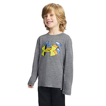Boys 4-7 Under Armour HD Logo Twist Tech Long Sleeve Shirt