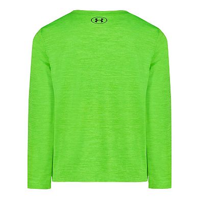 Boys 4-7 Under Armour Logo Frame Twist Tech Long Sleeve Top