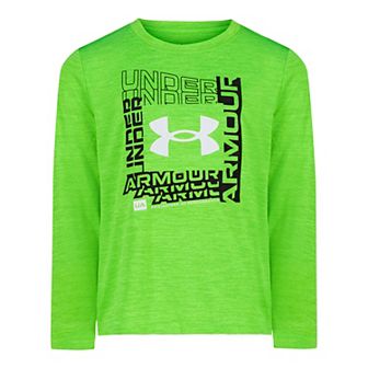 Boys 4-7 Under Armour Logo Frame Twist Tech Long Sleeve Top