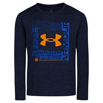 Boys 4-7 Under Armour Logo Frame Twist Tech Long Sleeve Top