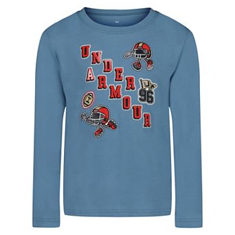Boys 4-7 Under Armour Football Graphic Long Sleeve Shirt