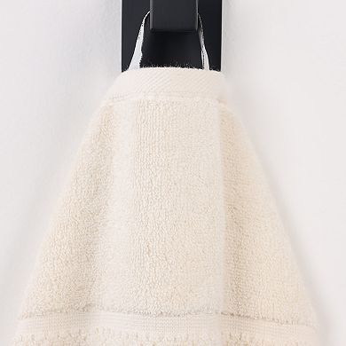SUPERIOR 3-Piece Mile Smart Twist Cotton Medium Weight Solid Broad Border Towel Set