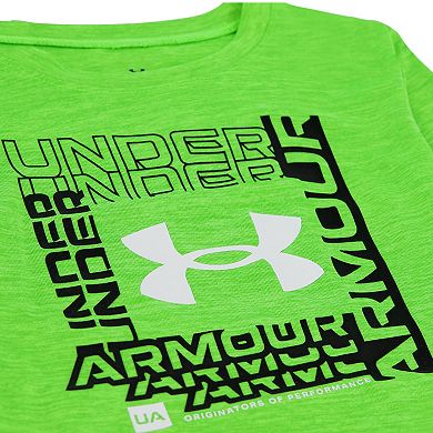 Toddler Boys Under Armour Logo Frame Twist Tech Long Sleeve Top
