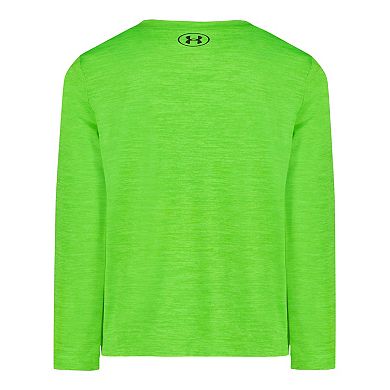 Toddler Boys Under Armour Logo Frame Twist Tech Long Sleeve Top