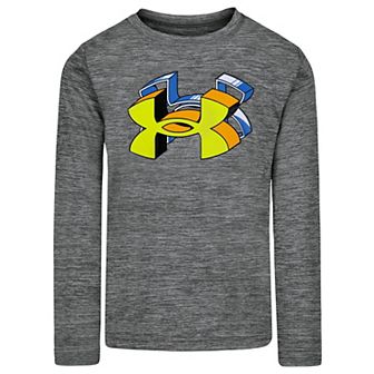 Toddler Boys Under Armour HD Logo Twist Long Sleeve Top