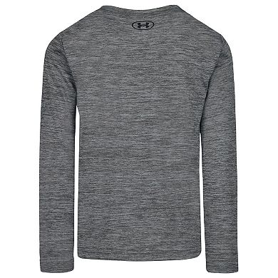 Toddler Boys Under Armour HD Logo Twist Long Sleeve Top
