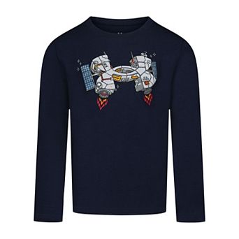 Toddler Boys Under Armour Satellite Tech Long Sleeve Graphic Tee