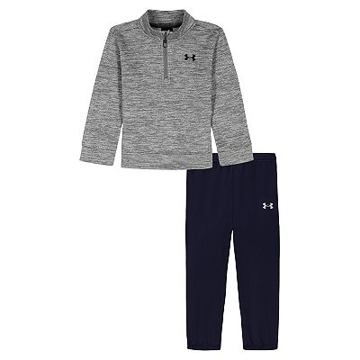 Baby Toddler Boy Under Armour 1/4 Zip Fleece Pants Set