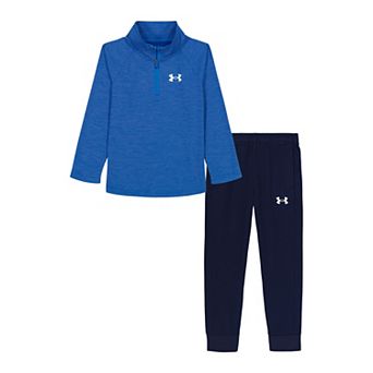 Toddler Boy Under Armour 2 pc 1/4 Zip Rye Bread Top & Pants Set
