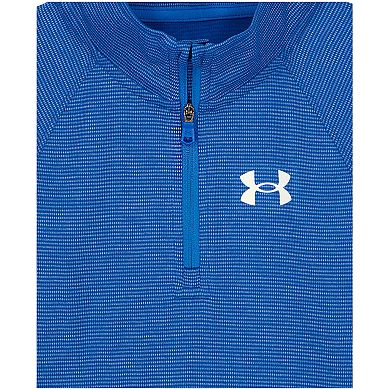 Toddler Boy Under Armour 2-Piece 1/4 Zip Rye Bread Top & Pants Set