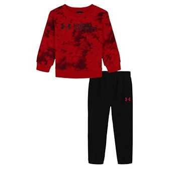 Baby & Toddler Under Armour 2 pc UA Rival Allover Print Sweatshirt & Joggers Set
