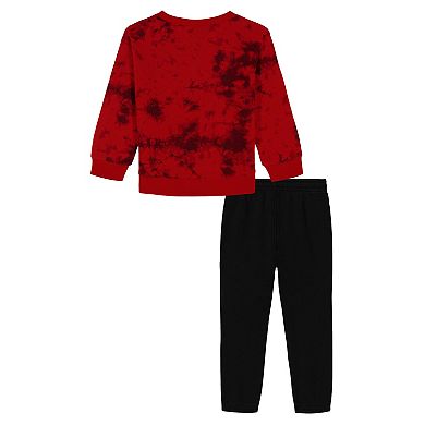 Baby & Toddler Under Armour 2-pc. UA Rival Allover Print Sweatshirt & Joggers Set
