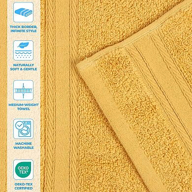 SUPERIOR 2-Piece Belmont Zero Twist Soft Absorbent Bath Sheet Set