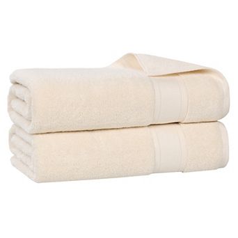 SUPERIOR 2 pc Belmont Zero Twist Soft Absorbent Bath Sheet Set