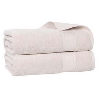 SUPERIOR 2 pc Belmont Zero Twist Soft Absorbent Bath Sheet Set
