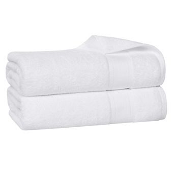SUPERIOR 2 pc Belmont Zero Twist Soft Absorbent Bath Sheet Set