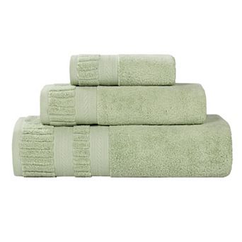 SUPERIOR 3 pc Venice Zero Twist Soft Absorbent Towel Set