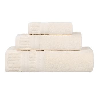 SUPERIOR 3 pc Venice Zero Twist Soft Absorbent Towel Set