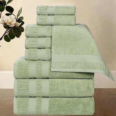 SUPERIOR 9 pc Venice Zero Twist Soft Absorbent Towel Set