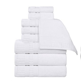 SUPERIOR 9 pc Venice Zero Twist Soft Absorbent Towel Set
