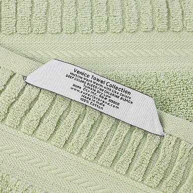 SUPERIOR 6-piece Venice Zero Twist Cotton Soft Absorbent Hand Towel Set