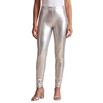 Roaman's Women's Plus Size Metallic Legging