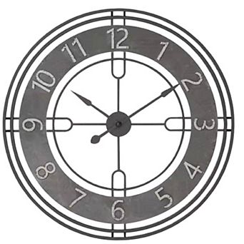 Antique Gray Casual Wall Clock