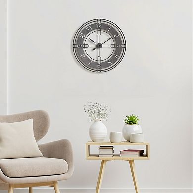 Antique Gray Casual Wall Clock