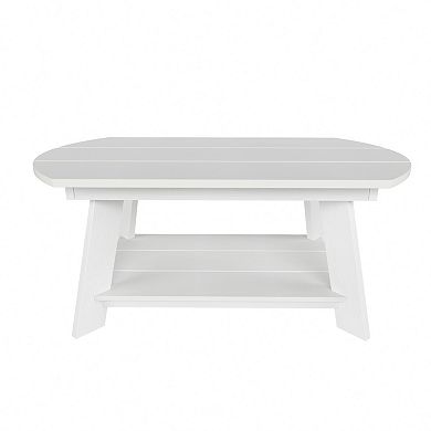 Westintrends Outdoor/patio All-weather Modern Coffee Table
