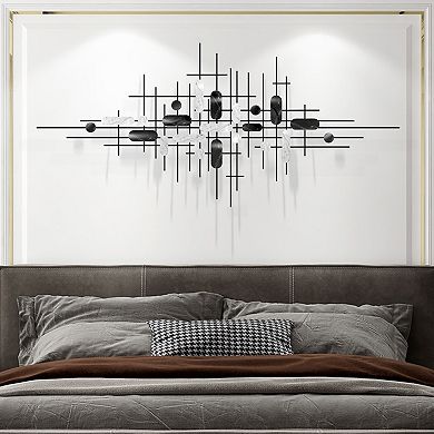 3d Multicolor Modern Style Wall Decor Metal Home Hanging Art