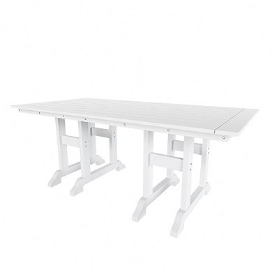 Westintrends 7-piece Outdoor/patio Dining Table Set With Side Chairs