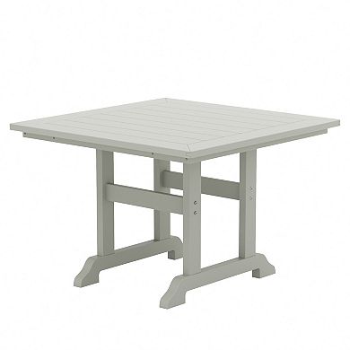 Westintrends 5-piece Outdoor/patio Square Dining Table Set With Side Chairs