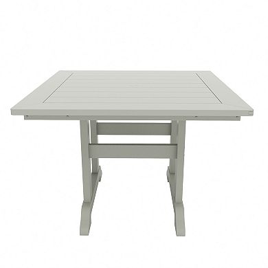 Westintrends 5-piece Outdoor/patio Square Dining Table Set With Side Chairs