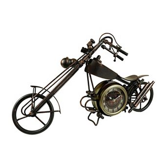 Motorcycle Two Side Table Clocks