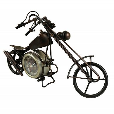 Motorcycle Two Side Table Clocks