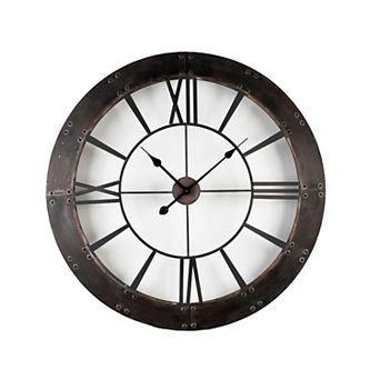 Rustic Finished Frame Wall Clock