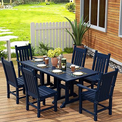 Westintrends 7-piece Outdoor/patio Dining Set