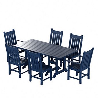 Westintrends 7 pc Outdoor/patio Dining Set