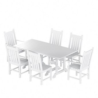 Westintrends 7 pc Outdoor/patio Dining Set
