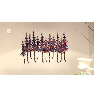 3d Flamed Forest 41 x 22 inches